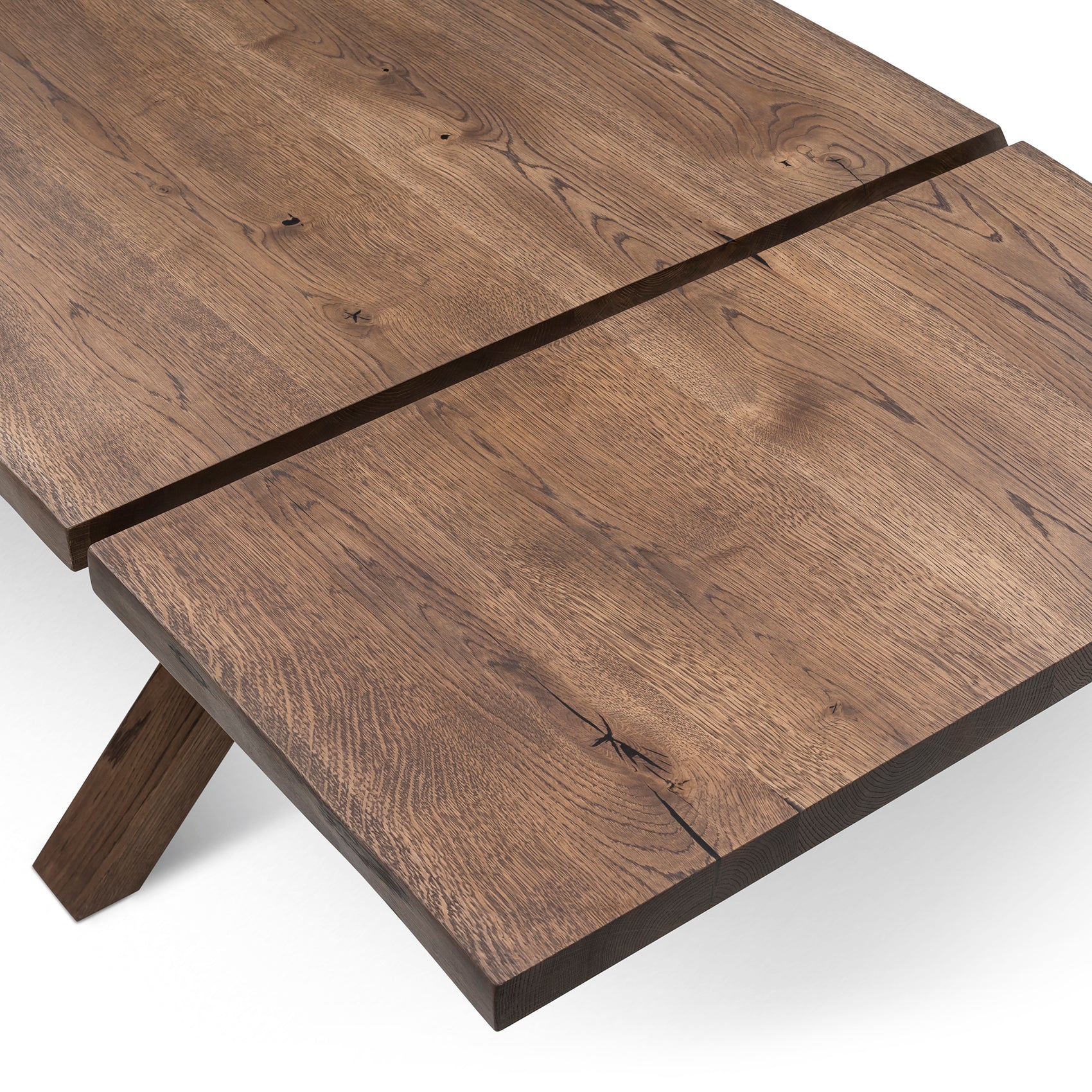oak extending table top