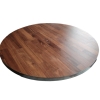 Custom Logo 110cm Round FJ Walnut Wood Table Top – Elegance & Durability