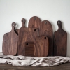 Japanese Wooden Tray – Rectangular Black Walnut Pizza Board & Multipurpose Serving Tray