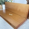 Minimalist Cherry Shelf: Wall-Mounted Solid Wood Floating Shelves with Invisible Brackets
