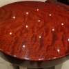 Crafting Nature's Art: The Rise of the Round Bubinga Wood Slab Table