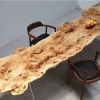 The Living Art of a Poplar Burl Slab Table: Nature's Fingerprint in Your Home
