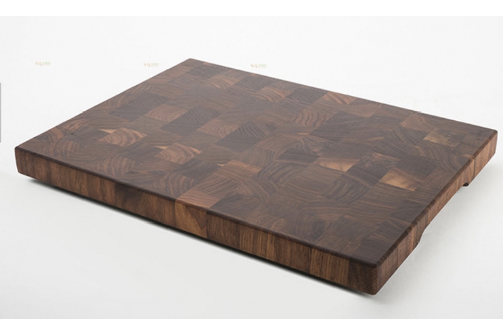 Parquet walnut wood chopping board cuatomized