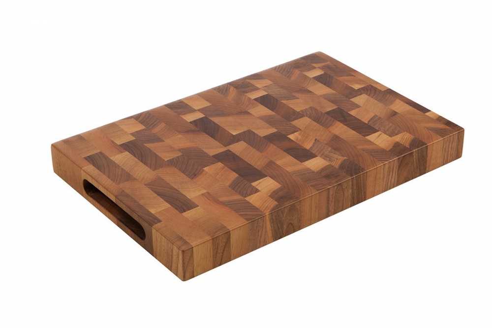 Parquet walnut wood chopping board cuatomized