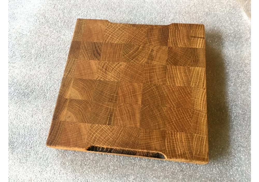Customized oak wood end grain butcher block chopping board
