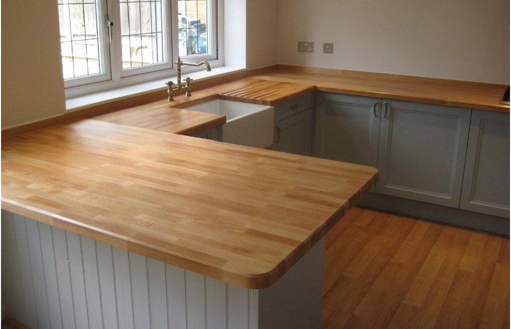 Solid Wood FJ Beech Kitchen Countertop