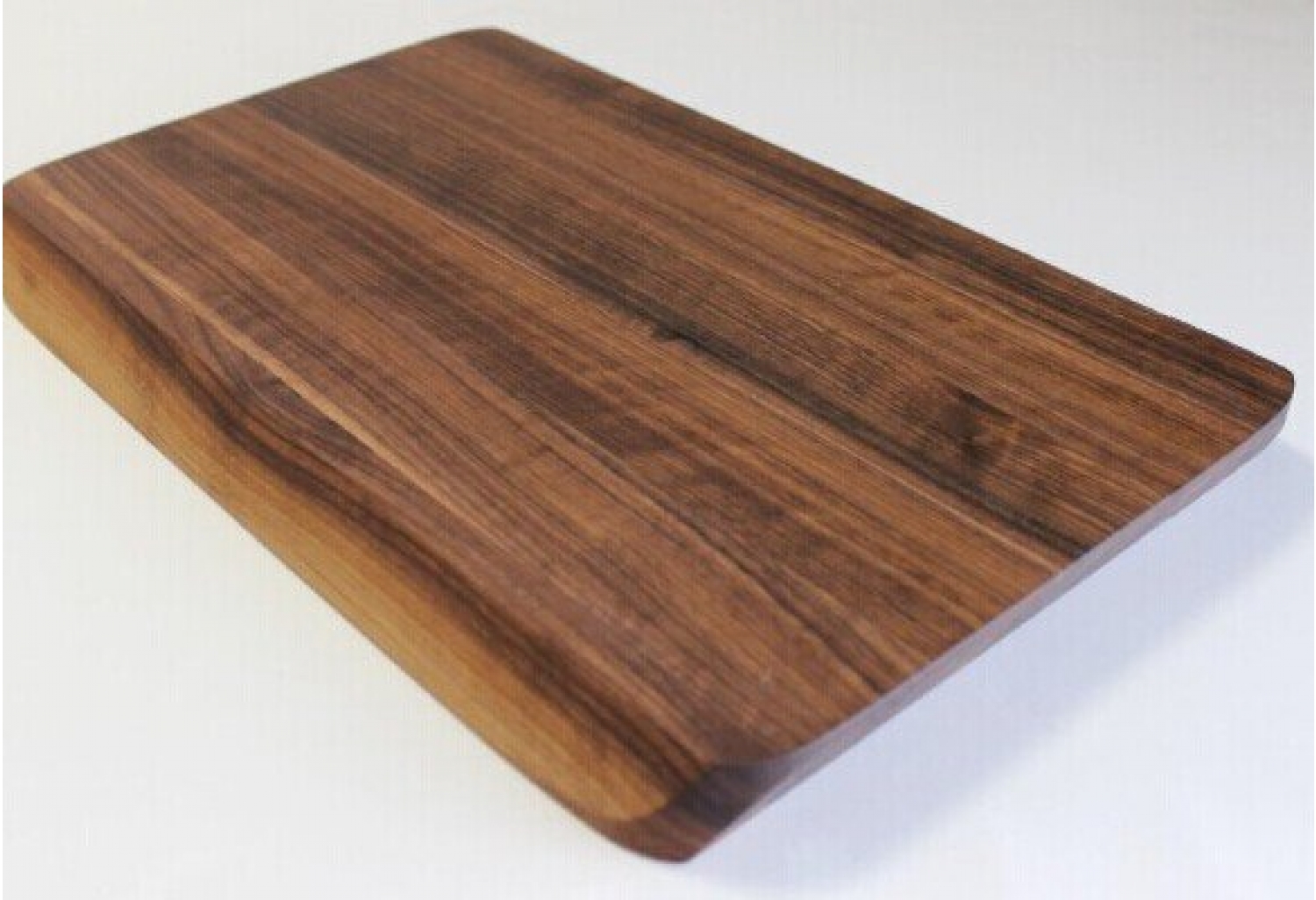 Solid wood walnut edge grain cutting baord juice groove