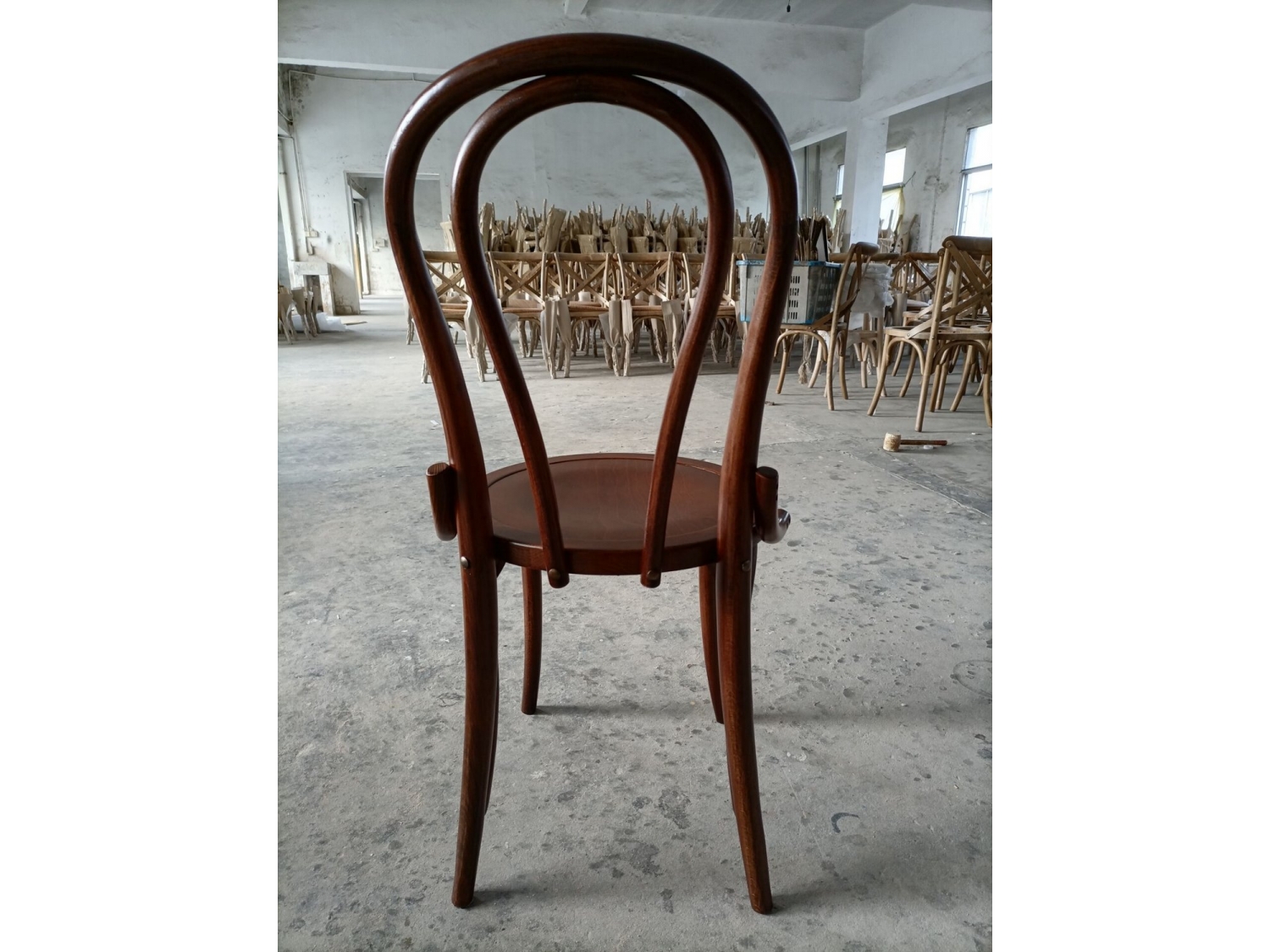 Beech wood bar stool chair