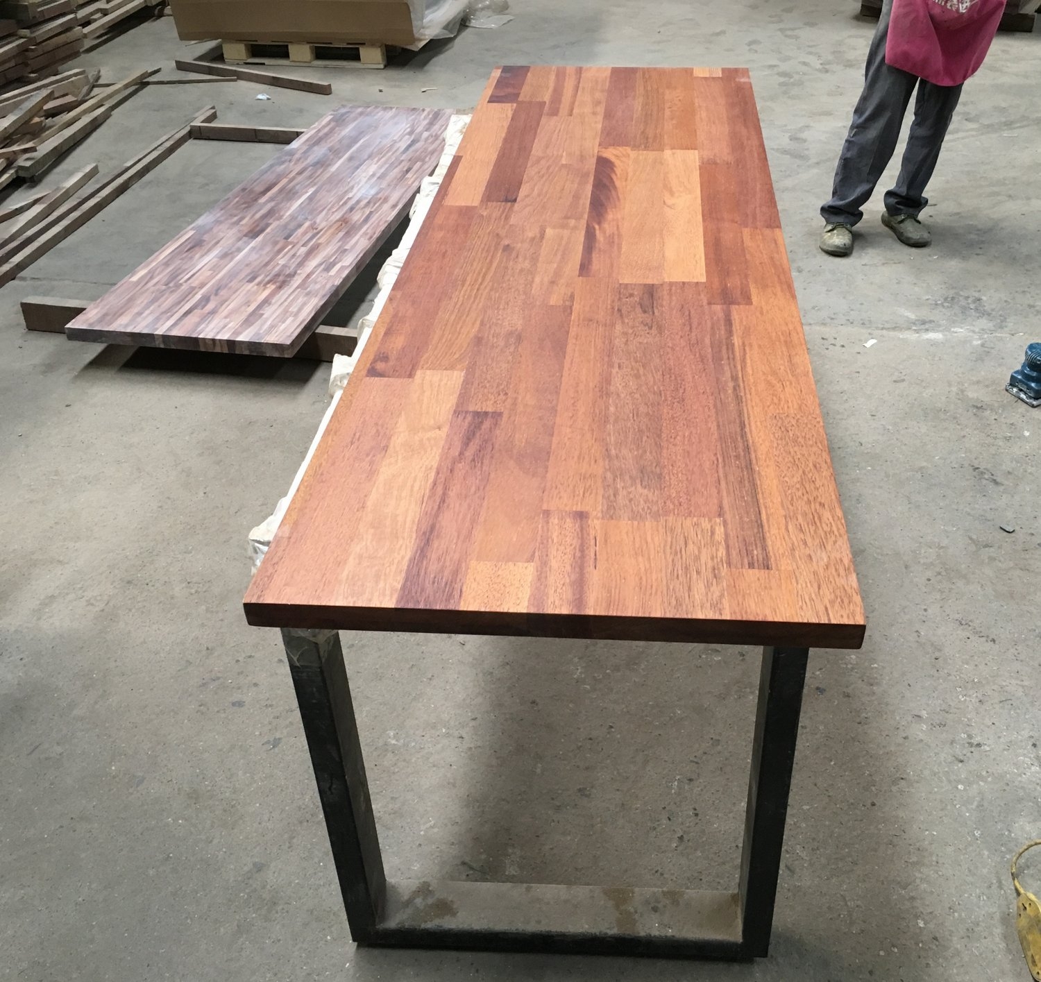 Indonesian merbau wood office table