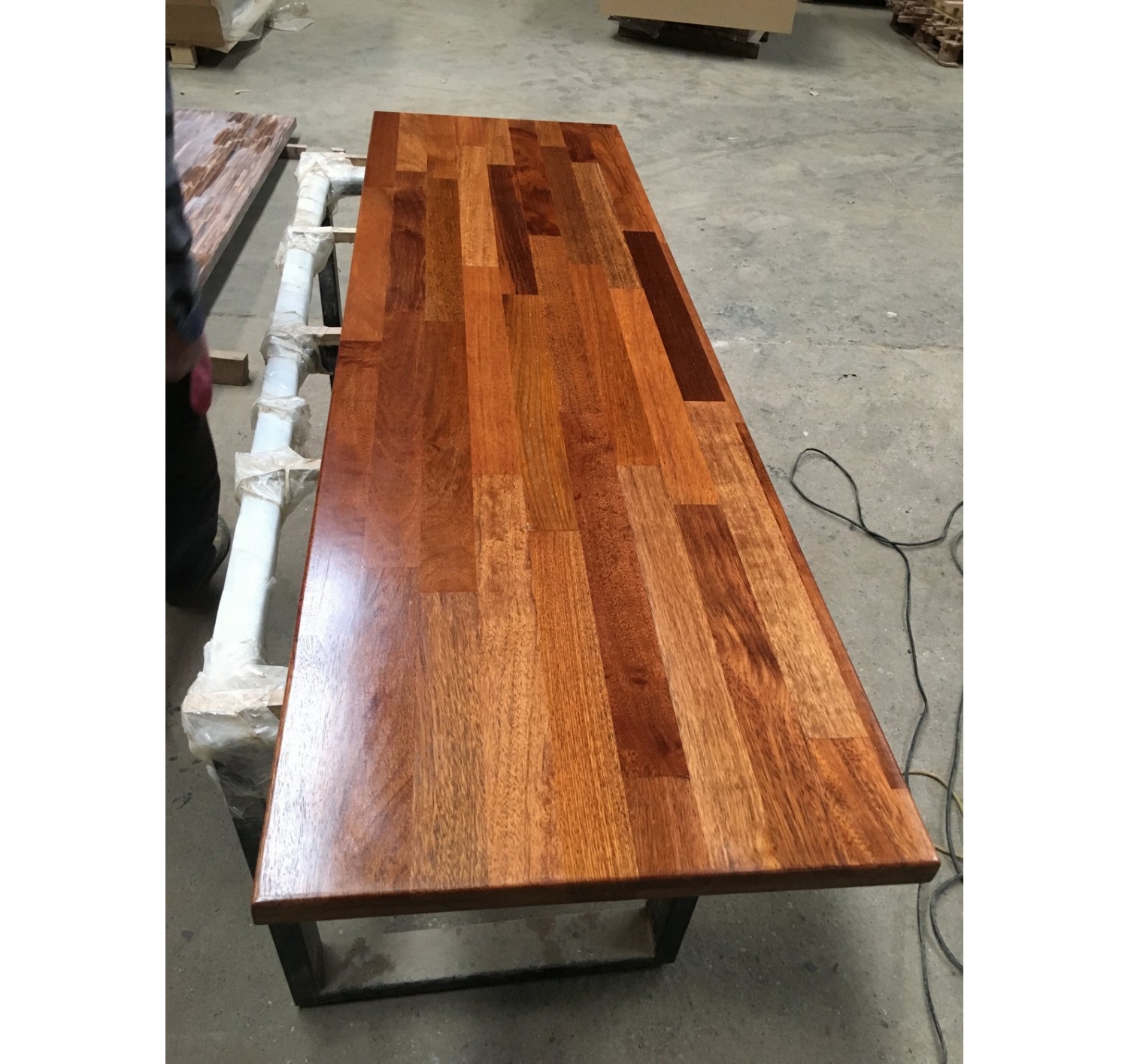 Indonesian merbau wood office table