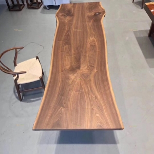 Live Edge Slab USA Walnut Wood Table