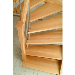Solid full stave Beedch wood stair step Ab grade