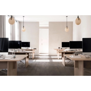 Solid wood oak office table