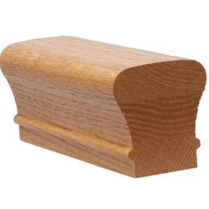 Main Courante Intérieure En Bois Massif / Rampe Escalier En Chêne Rouge