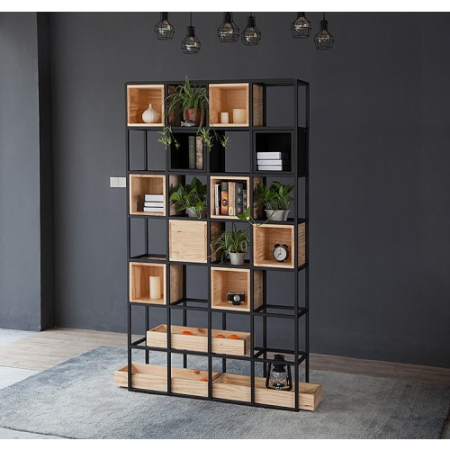 iron wood stacking racks & shelves