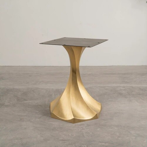 Industrial-Chic Hexagonal Metal Table Leg for Round Tables