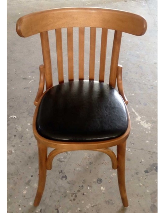 Baroque Style Dining Chairs With PU Leather Seating