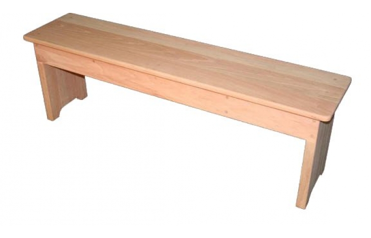 Solid wood book table bench