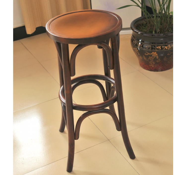 Round bar stool high chair