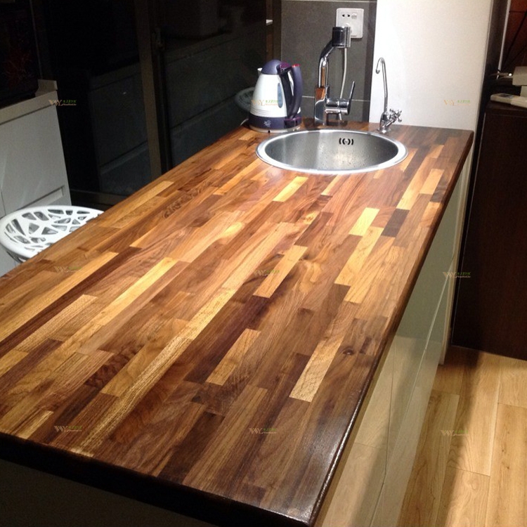 USA Walnut fj kitchen countertop