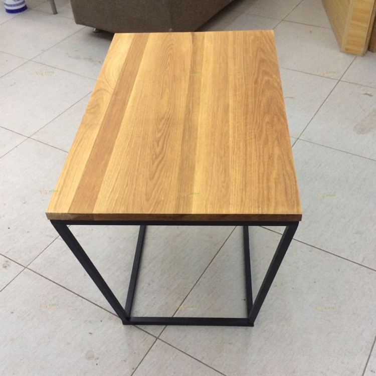 Iron Wood Oak Coffee Table