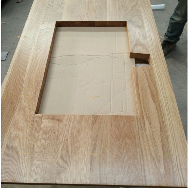 Oak Wood Face Grain Vanity Countertop