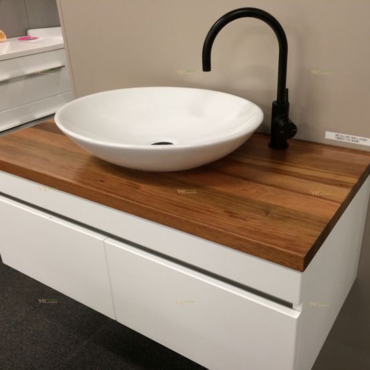 USA Walnut Face Grain Vanity Countertop