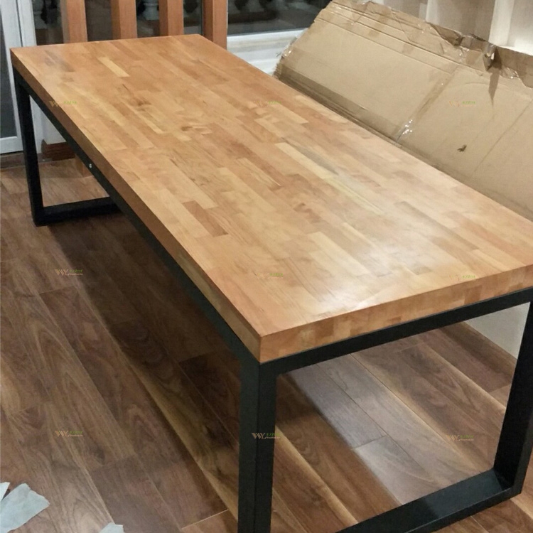 Home Furniture Solid Cherry Wood Dining Table