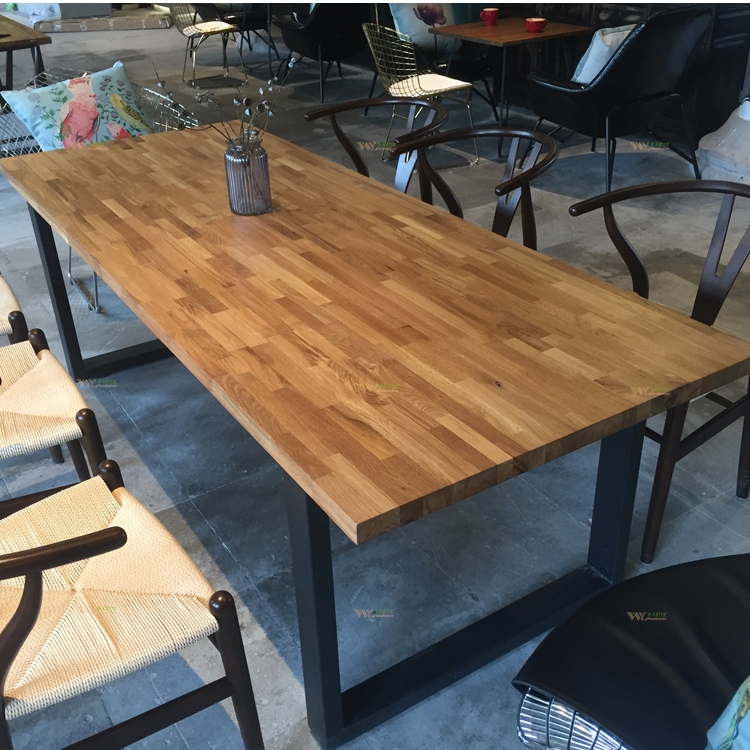 Modern Furniture Solid Oak Dining Table