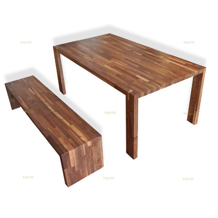 Modern Furniture Solid Wood USA Walnut Dining Table