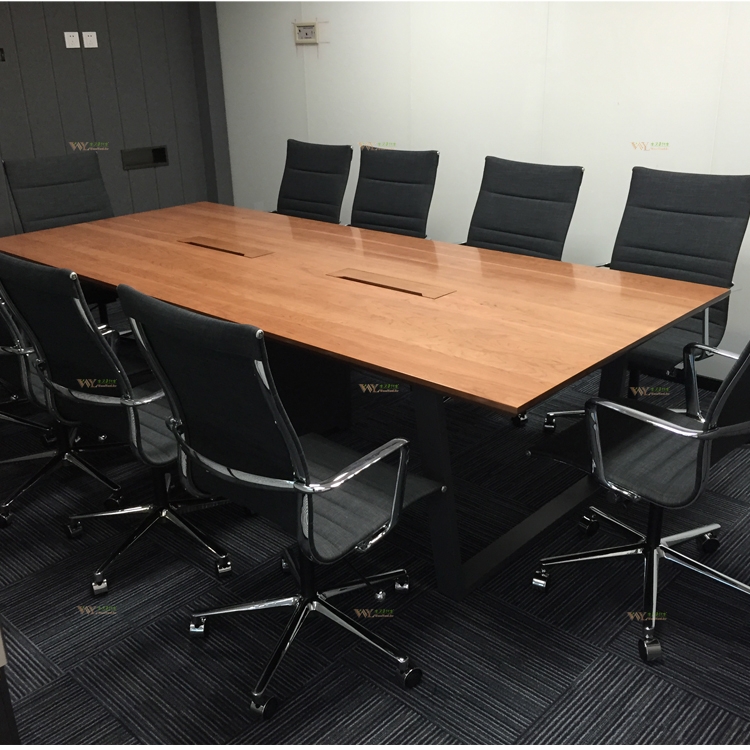 Company Furniture Large Cherry Wood Meeting Table