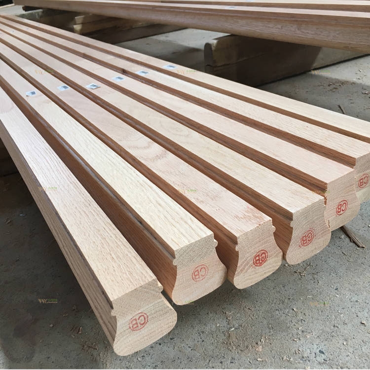 Solid Wood Red Oak Handrail