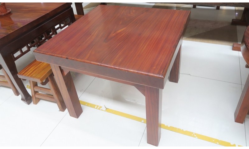 African Teak Solid Wood Slab Table Modern Dining Table Wooden Table for Hotel Villa Apartment Custom Design