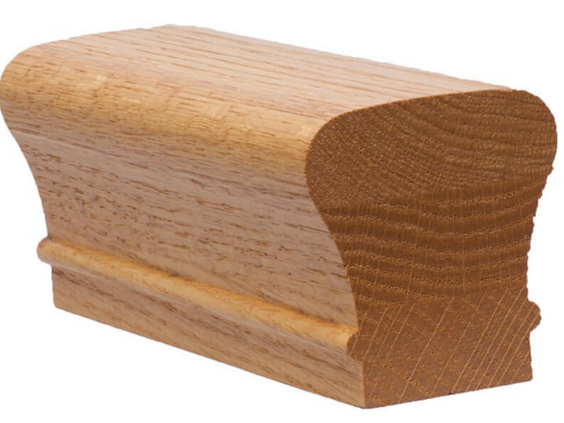 #6010 Solid Wood Red Oak Handrail