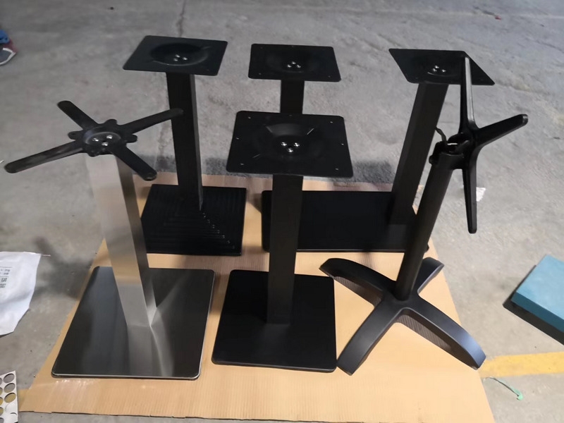 Minimalist Iron Table Base – Modern Classic Metal Legs for Dining & Office