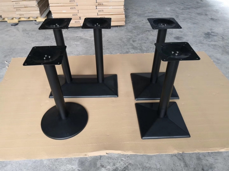 Minimalist Iron Table Base – Modern Classic Metal Legs for Dining & Office
