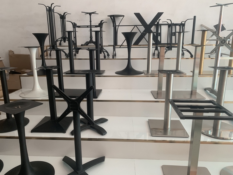 Minimalist Iron Table Base – Modern Classic Metal Legs for Dining & Office