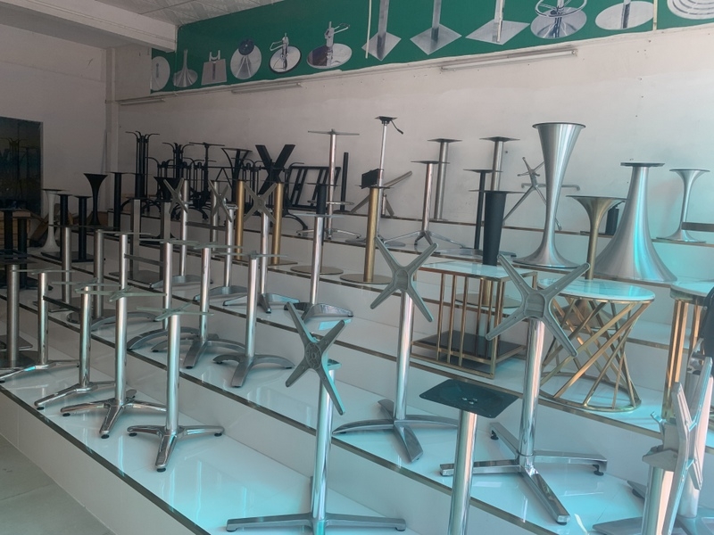 Industrial Style Metal Table Leg Iron Table Base Stainless Steel Table Feet