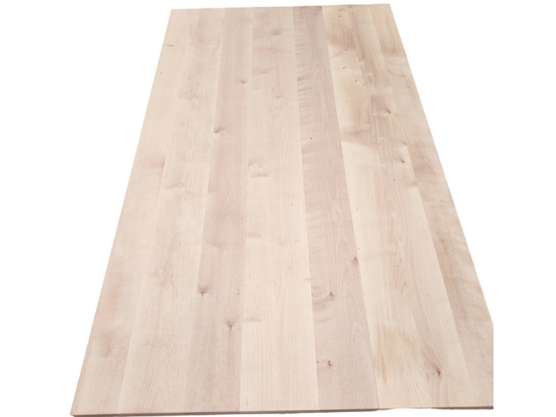 Wholesale Full Stave Birch Solid Wood Panel for Luxury Dining Coffee Wooden Table Tops and Countertops