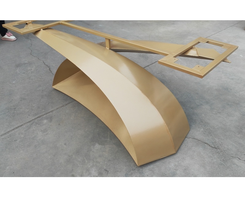 Custom Designed Metal Helix Leg for Long Table Helix Industrial Steel Table Legs Heavy Duty Sturdy Metal Base