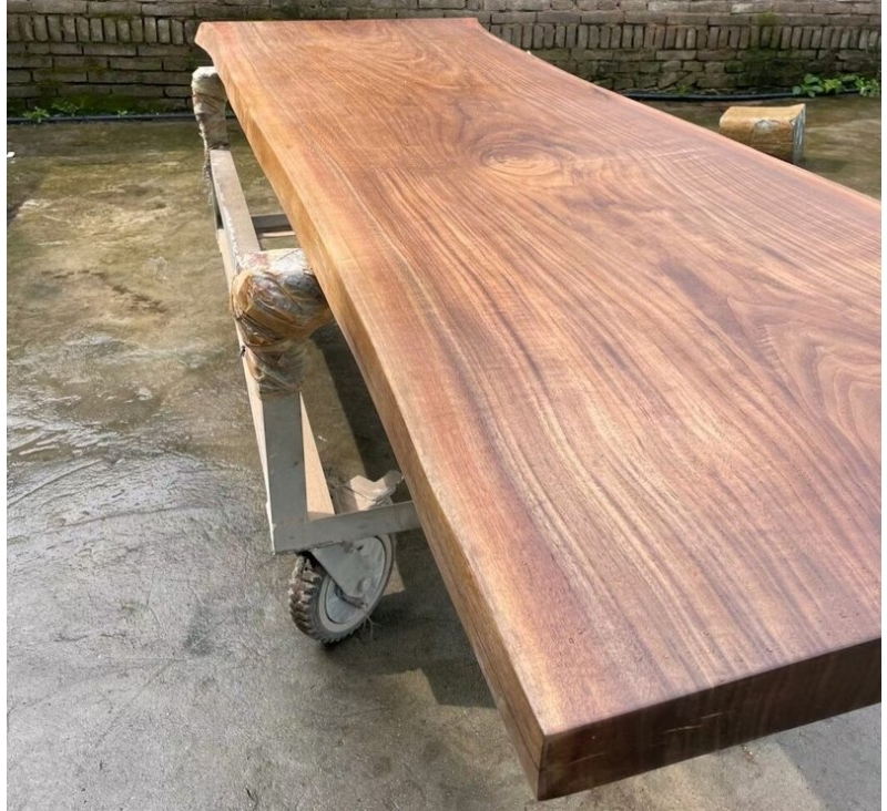 Handcrafted Live Edge Walnut Wood Slab Table Solid Wood Dining Table Walnut Wood Table Top for Custom Furniture