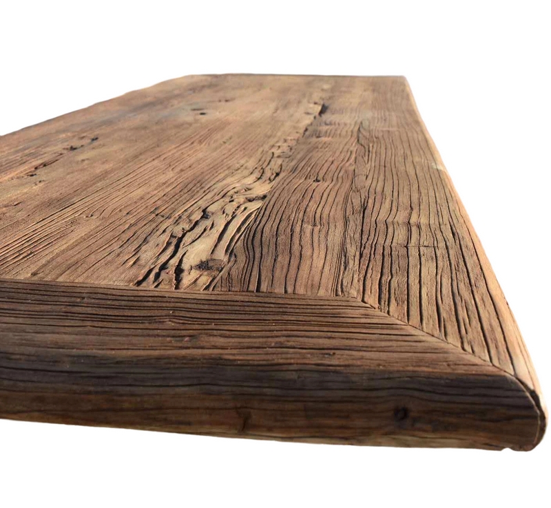 Solid Wood Old ELM Rustic Farmhouse Coffee Table Handcrafted Vintage Living Room Center Table