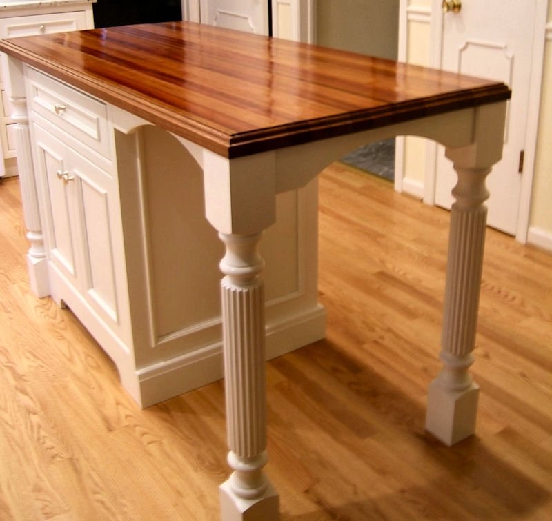 Kitchen solid wood bar table customize