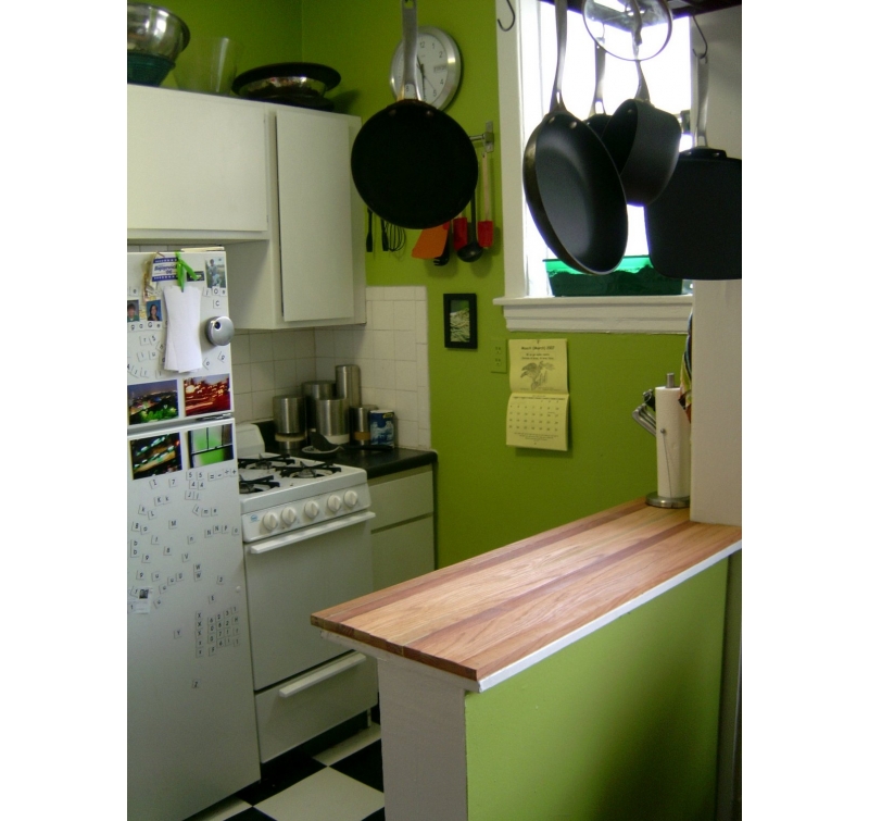 Kitchen solid wood bar table customize