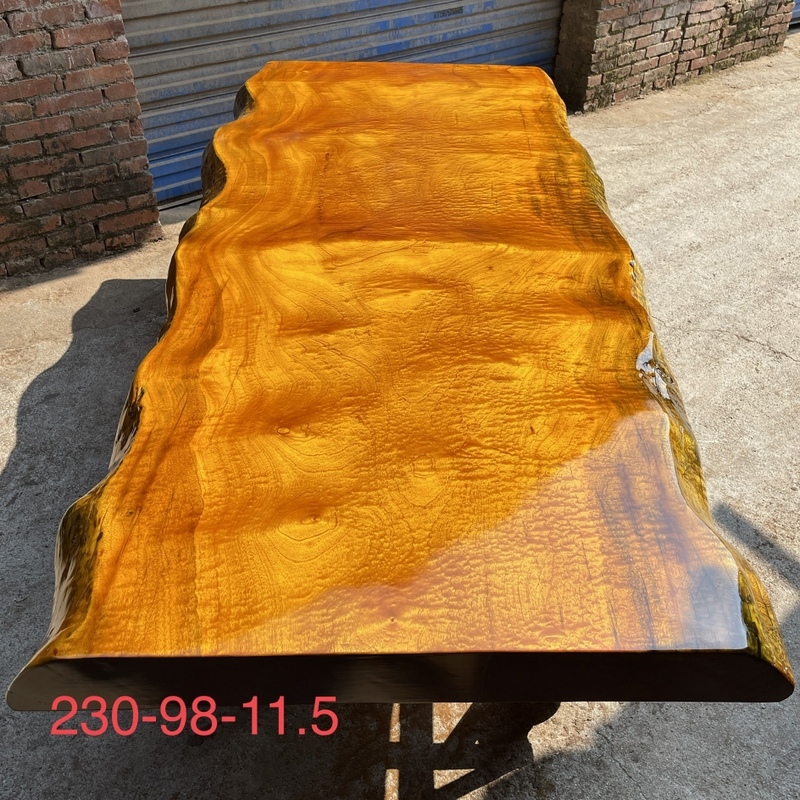 Wholesale High Quality Silk Rosewood Table Top with Dragon Scales Grain Solid Wood Slab for Luxury Furniture