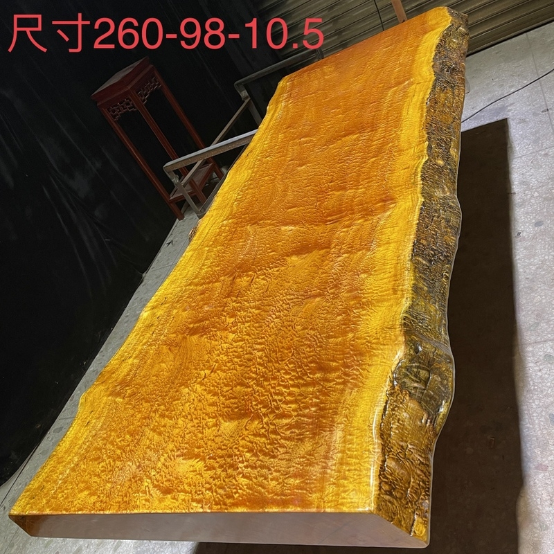 Wholesale High Quality Silk Rosewood Table Top with Dragon Scales Grain Solid Wood Slab for Luxury Furniture