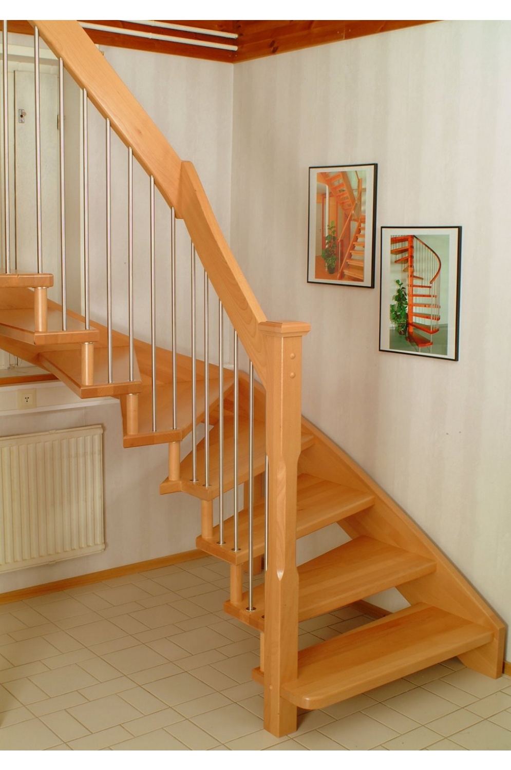 Solid full stave Beedch wood stair step Ab grade